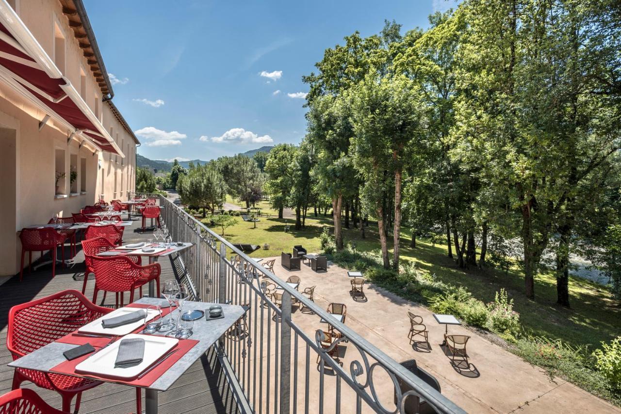 Logis Hotel Restaurant Les 2 Rives - A75, En Bordure De Riviere Banassac Екстер'єр фото
